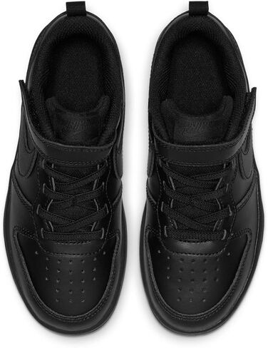 Nike Boy's Court Borough Low 2 (Little Kid) Black/Black/Black 12.5 Little Kid M in Kuwait
