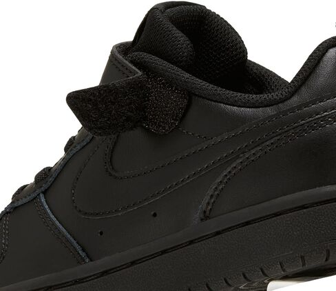 Nike Boy's Court Borough Low 2 (Little Kid) Black/Black/Black 12.5 Little Kid M in Kuwait