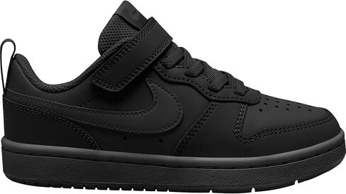 Nike Boy's Court Borough Low 2 (Little Kid) Black/Black/Black 12.5 Little Kid M in Kuwait