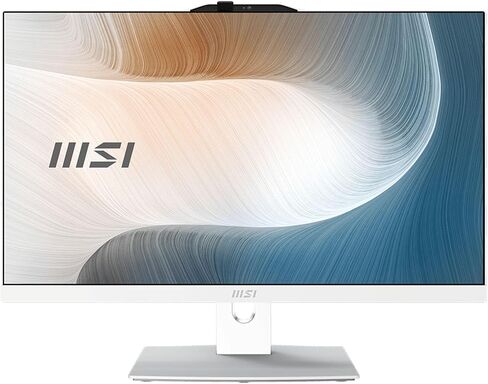 MSI Modern AM242TP 12M AIO Touch | 23.8" 1920x1080 FHD | Core i7-1260P 12 cores @ 4.7 - 1TB SSD + 1TB HDD - 16GB RAM | Win 11 Home - Black (Renewed) in Saudi Arabia