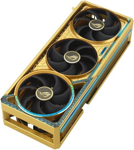 Asus nvidia Geforce RTX 5080 ROG ASTRAL DHAHAB CORE Overclocked Triple Fan 16GB GDDR7 PCIE 5.0 Card in Saudi Arabia