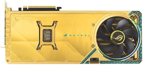 Asus nvidia Geforce RTX 5080 ROG ASTRAL DHAHAB CORE Overclocked Triple Fan 16GB GDDR7 PCIE 5.0 Card in Saudi Arabia