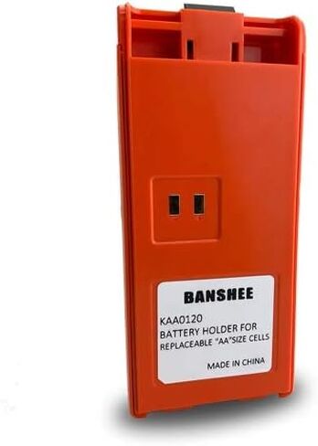 Banshee Orange AA Clamshell ، مكافئ ومتوافق مع راديو RELM و BK. in Saudi Arabia