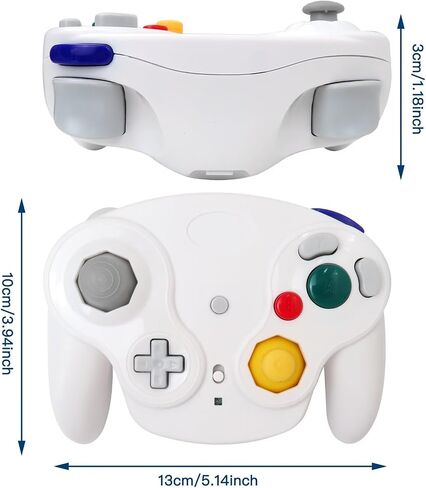 وحدة تحكم لاسلكية Icelily مع محول متوافق مع Gamecube - Red in Saudi Arabia