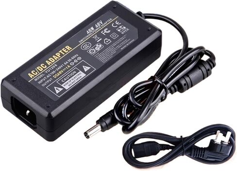 DC48V 1A Power Adapter Wireless Appoe Router Cord 48V 1A بدلاً من 0.38A0.5A in Kuwait