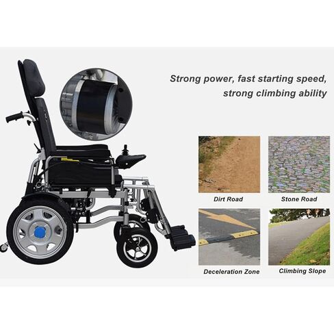 Hilitand DC 24V 50A Electric Wheelchair Joystick Controller with Brake Controller for Electric Wheelchairs Intelligent Robots in Saudi Arabia