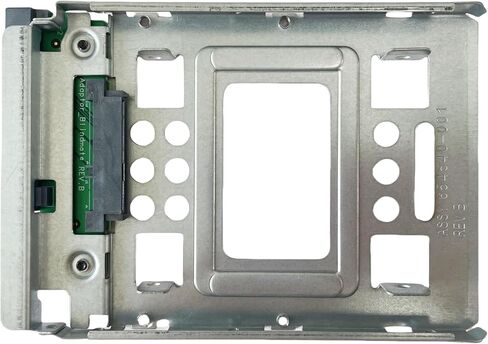 Pack-2 2.5 إلى 3.5 محول القرص الصلب محول SSD صينية صينية محول Caddy 654540-001 متوافق مع HP Dell IBM 3.5 "F238F X7K8W 651314-001 774026-001 SM17A06251 SAS SATA in Kuwait