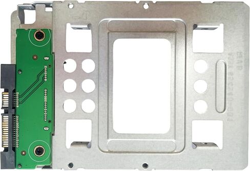 Pack-2 2.5 إلى 3.5 محول القرص الصلب محول SSD صينية صينية محول Caddy 654540-001 متوافق مع HP Dell IBM 3.5 "F238F X7K8W 651314-001 774026-001 SM17A06251 SAS SATA in Kuwait
