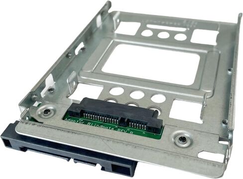 Pack-2 2.5 إلى 3.5 محول القرص الصلب محول SSD صينية صينية محول Caddy 654540-001 متوافق مع HP Dell IBM 3.5 "F238F X7K8W 651314-001 774026-001 SM17A06251 SAS SATA in Kuwait