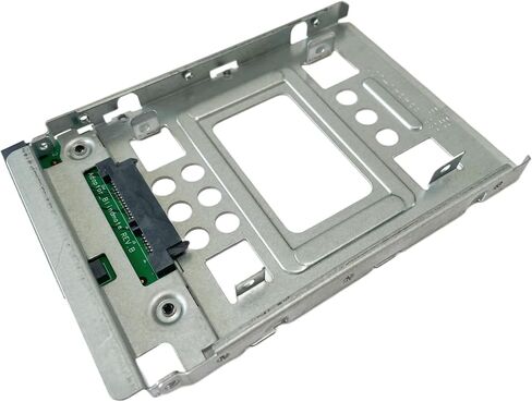 Pack-2 2.5 إلى 3.5 محول القرص الصلب محول SSD صينية صينية محول Caddy 654540-001 متوافق مع HP Dell IBM 3.5 "F238F X7K8W 651314-001 774026-001 SM17A06251 SAS SATA in Kuwait