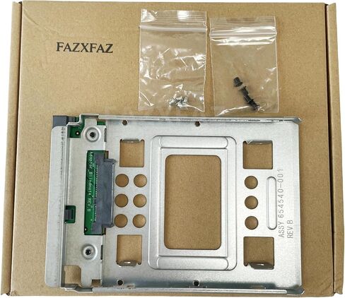 Pack-2 2.5 إلى 3.5 محول القرص الصلب محول SSD صينية صينية محول Caddy 654540-001 متوافق مع HP Dell IBM 3.5 "F238F X7K8W 651314-001 774026-001 SM17A06251 SAS SATA in Kuwait