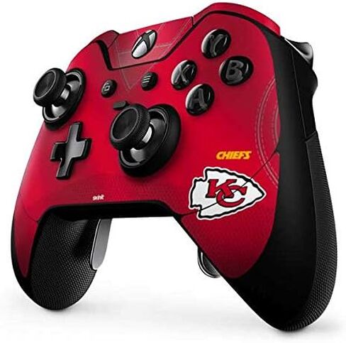 Skinit Decal Gaming Skin Compatible with Xbox One Elite Controller - Officially Licensed NFL Kansas City Chiefs Team Jersey Design in Saudi Arabia