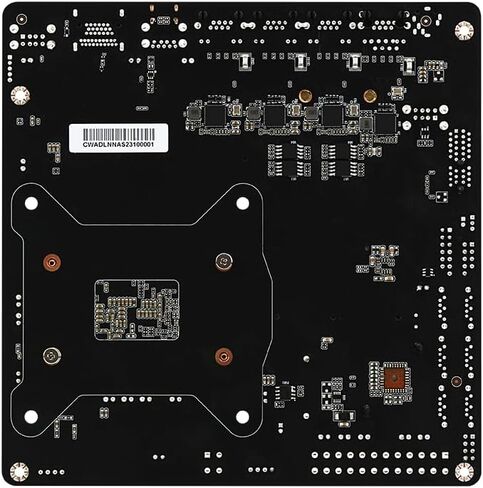 6 Bay N100 CPU NAS Motherboard, 4 x i226V 2.5GbE LAN Mini ITX Mainboard, Barebone, 1 xDDR5, 2 xM.2 NVMe SSD Slot, 6 xSATA3.0 NAS Server (N150 4L, 32GB RAM 1TB SSD) in Saudi Arabia