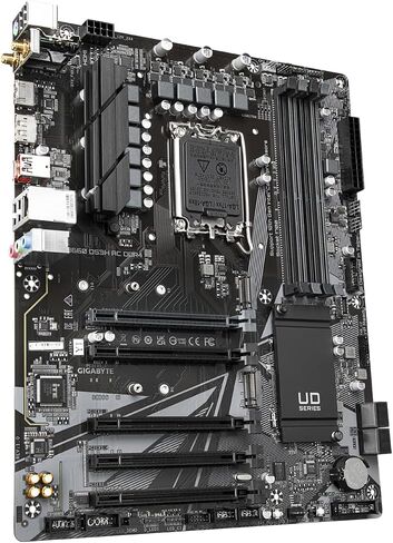 GIGABYTE B660 DS3H AX DDR4 B660 Intel LGA 1700 ATX Motherboard with DDR4, Dual M.2, 2 x PCIe 4.0, USB 3.2 Gen2 Type-C, 2.5GbE LAN (Renewed) in Saudi Arabia