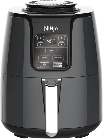 Fryer Air Ninja-4-Quart Co Co Co Co ، 75 ٪ أقل من الدهون ، الطهي السريع ، Fry متعدد الوظائف ، إعادة تسخين ، جفاف ، آمن غسالة الصحون (الأزرق) in Kuwait