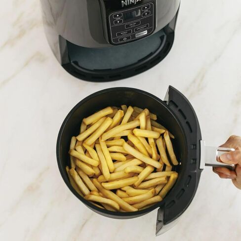 Fryer Air Ninja-4-Quart Co Co Co Co ، 75 ٪ أقل من الدهون ، الطهي السريع ، Fry متعدد الوظائف ، إعادة تسخين ، جفاف ، آمن غسالة الصحون (الأزرق) in Kuwait