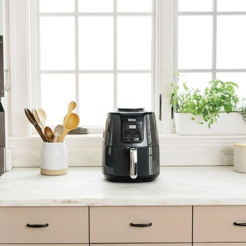Fryer Air Ninja-4-Quart Co Co Co Co ، 75 ٪ أقل من الدهون ، الطهي السريع ، Fry متعدد الوظائف ، إعادة تسخين ، جفاف ، آمن غسالة الصحون (الأزرق) in Kuwait