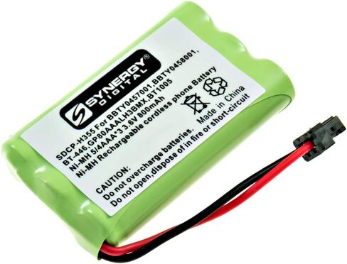 Synergy Digital Cordless Phone Battery, Compatible with Uniden DCT648-3 Cordless Phone, (Ni-MH, 3.6V, 800 mAh) Ultra Hi-Capacity Battery in Saudi Arabia