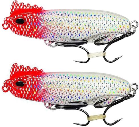 Crankbait Lipless - إغراء الصيد التمسك بالملابس لبرايك تراوت باس ، عيون ثلاثية الأبعاد ، خطافات تفلون ، حبات ضوضاء in Kuwait