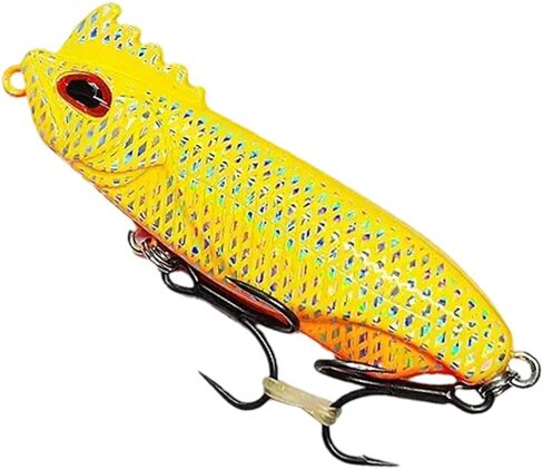Crankbait Lipless - إغراء الصيد التمسك بالملابس لبرايك تراوت باس ، عيون ثلاثية الأبعاد ، خطافات تفلون ، حبات ضوضاء in Kuwait