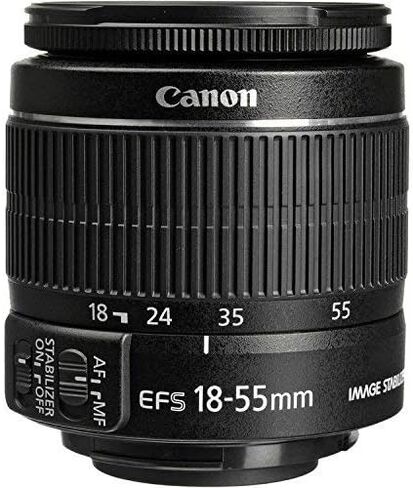 Canon EOS Rebel T6 18.0MP DSLR Camera (Wi-Fi) Bundle with Canon EF-S 18-55mm f/3.5-5.6 is II Lens and Accessories (Renewed) in Saudi Arabia