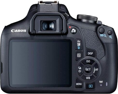 Camera Bundle for Canon EOS 2000D / T7 with EF-S 18-55mm f/3.5-5.6 III and EF 75-300mm f/4-5.6 III Lens + Accessories Bundle (128GB, 50in Tripod, Extra Battery, and More) (Renewed) in Saudi Arabia