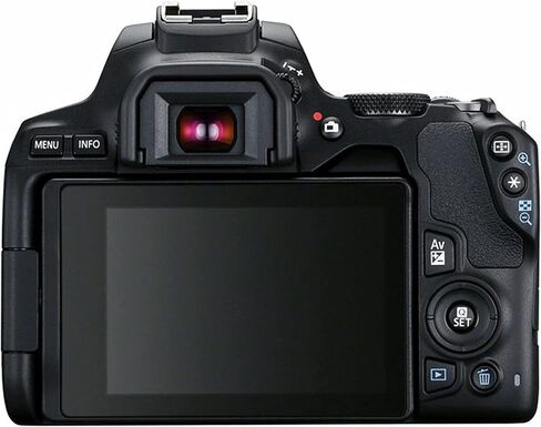 Canon EOS 250D (Rebel SL3) Camera DSLR W/18-55mm عدسة + 75-300 مم F/4-5.6 III Lens + 2x 64GB Memory + Hood + Case + Filters + Tripod & More (35pc Bundle) (متجددة) in Saudi Arabia
