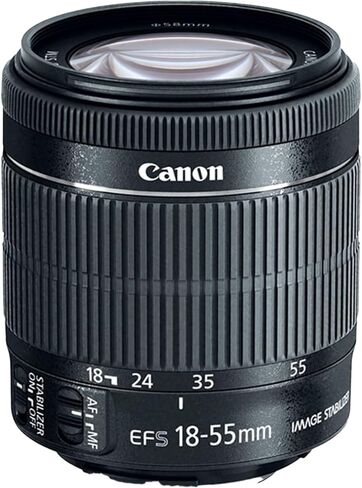 Canon EOS Rebel T7 DSLR Camera |24.1MP| with Canon 18-55mm is II Lens + LED Video Light + 2pc 64GB Memory, Case, Software Editor, Filters & Tripod Kit, Black (Renewed) in Saudi Arabia