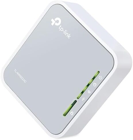 TP-Link AC750 Wireless Travel Router TL-WR902AC – Dual Band 2.4GHz/5GHz Wi-Fi, Portable Nano Design, USB File Sharing & Charging, Multiple Modes: Router/Hotspot/Extender/AP, Includes Travel Pouch in Saudi Arabia