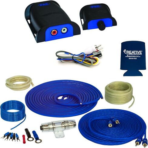 Stinger SS600XS 8GA Copper 600W Amplifier Wiring Kit & PAC LP7-2R Line Out Convertor with Remote Turn On & Level Control in Saudi Arabia