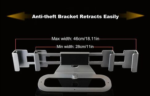 Laptop Lock, Laptop Security Lock Fits 13"-17" Laptops, Anti Theft Security Laptop Desk Mount with Keys for Notebooks in Saudi Arabia