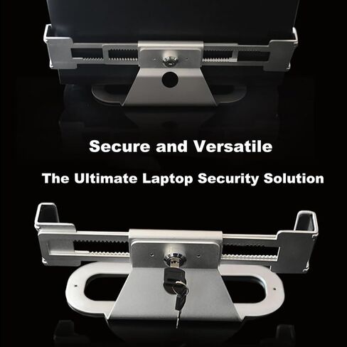 Laptop Lock, Laptop Security Lock Fits 13"-17" Laptops, Anti Theft Security Laptop Desk Mount with Keys for Notebooks in Saudi Arabia