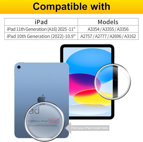 360° Privacy Screen Protector for iPad A16 11th/10th Gen 10.9" in Kuwait