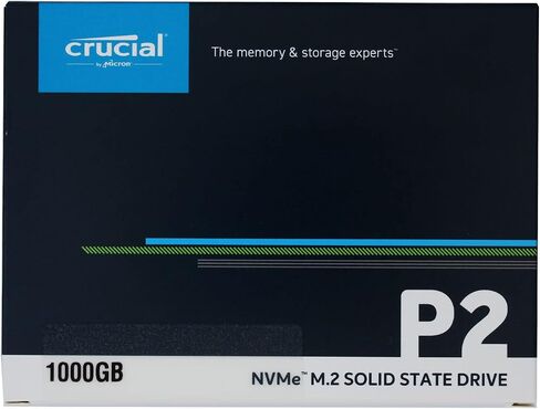 Crucial Crucial P2 Series, 1TB (1000GB) 3D NAND NVMe PCIe M.2 SSD CT1000P2SSD8 in Saudi Arabia
