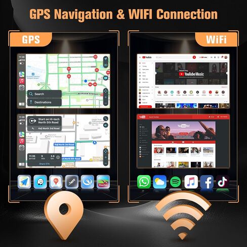 Naifay Android Car Stereo for Ford Transit 2013 2014 2015 2015 2017 2018 2018 ، 2 + 32g 9 بوصة شاشة تعمل باللمس لراديو Ford Transit مع Carplay Android Auto/Bluetooth/GPS/WiFi/Camera/SWC + MIC in Saudi Arabia
