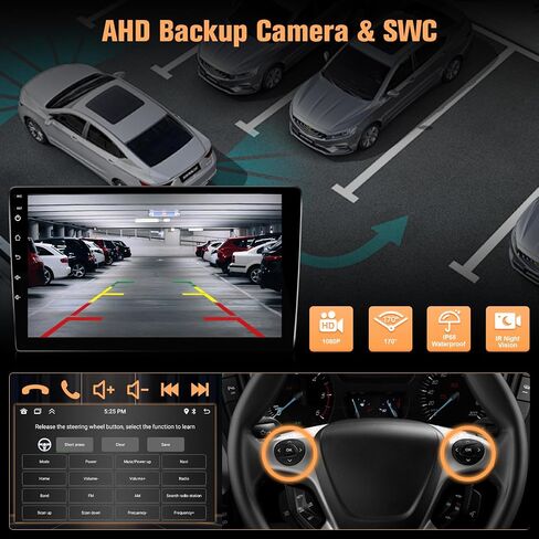 Naifay Android Car Stereo for Ford Transit 2013 2014 2015 2015 2017 2018 2018 ، 2 + 32g 9 بوصة شاشة تعمل باللمس لراديو Ford Transit مع Carplay Android Auto/Bluetooth/GPS/WiFi/Camera/SWC + MIC in Saudi Arabia