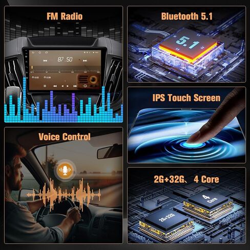 Naifay Android Car Stereo for Ford Transit 2013 2014 2015 2015 2017 2018 2018 ، 2 + 32g 9 بوصة شاشة تعمل باللمس لراديو Ford Transit مع Carplay Android Auto/Bluetooth/GPS/WiFi/Camera/SWC + MIC in Saudi Arabia