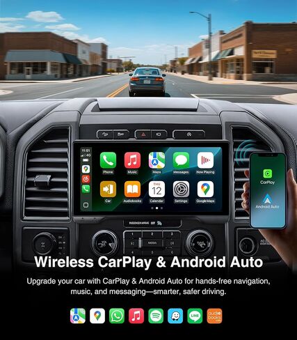 10.33 inch (4G+64G) Android Radio for Ford F150 2015-2020,F250 F350 F450 2017 2018 2019 Stereo Upgrade Supports B&O System Carplay Android Auto GPS Navigation Bluetooth 5GWiFi SWC Headunit in Saudi Arabia