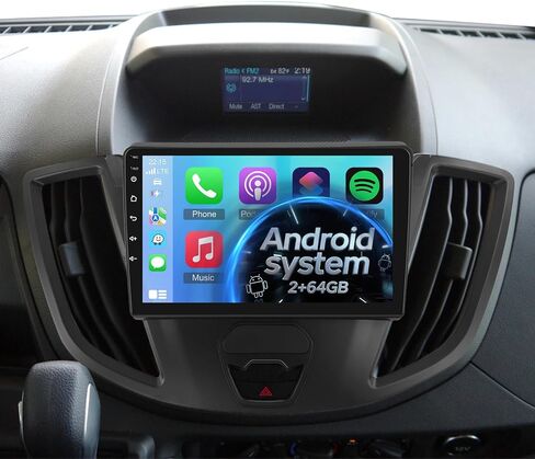 [2G+64G] Radio for Ford Transit 150 250 350 2015-2019, Android 9 inch Touch Screen Transit Car Stereo, Carplay/Android Auto/EQ Audio/1080P/SWC/Bluetooth in Saudi Arabia