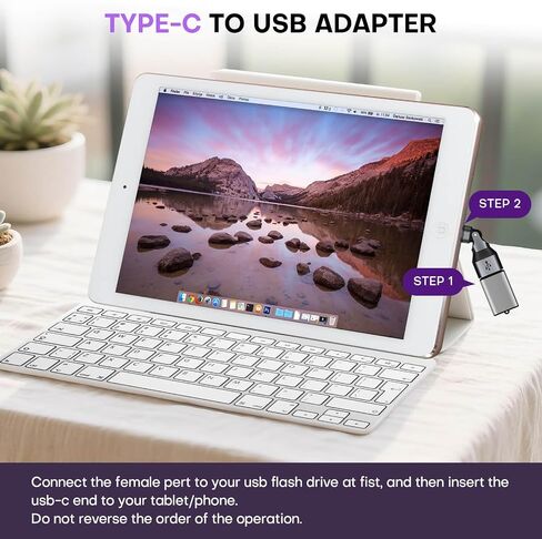 النوع C إلى USB Magnetic Adapter 2 Pack 16 Pin 180 ° L-Type USB 2.0 480Mbps OTG Port Port & Extender Cable Adapter for type C & A Connector (Black) in Kuwait