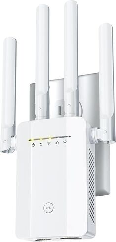 2025 WIFI Extender Signal Booster - Trepeater Long Range WiFi ، تغطية 9،800 قدم مربع ، وإعداد سهل مع ميناء Ethernet ، يعمل مع جميع أجهزة التوجيه in Kuwait