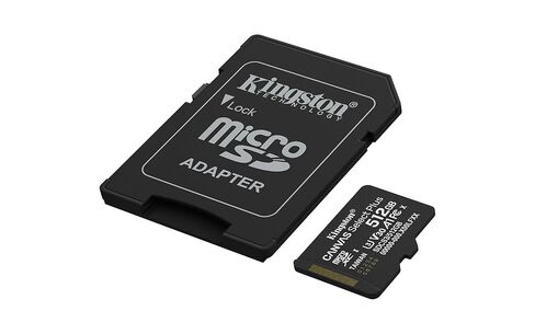 Kingston 64GB Canvas حدد بالإضافة إلى بطاقة microSD | ما يصل إلى 100 ميجابايت/ثانية | الفئة 10 ، UHS-I ، U1 ، V10 ، A1 | SDCS3/64GB in Saudi Arabia