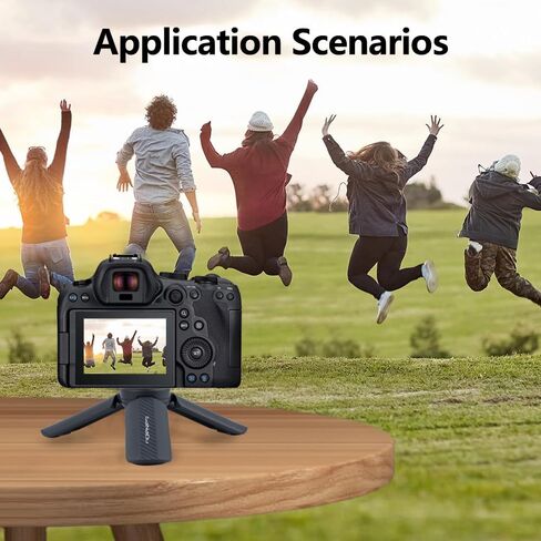 Tripod Mini مع حامل الهاتف الشامل والأحذية الباردة المزدوجة - حامل هاتف خفيف الوزن متوافق مع iPhone 16 Pro Max ، GoPro ، Webcam ، Mini Projector - Tripod Portable Travel in Saudi Arabia