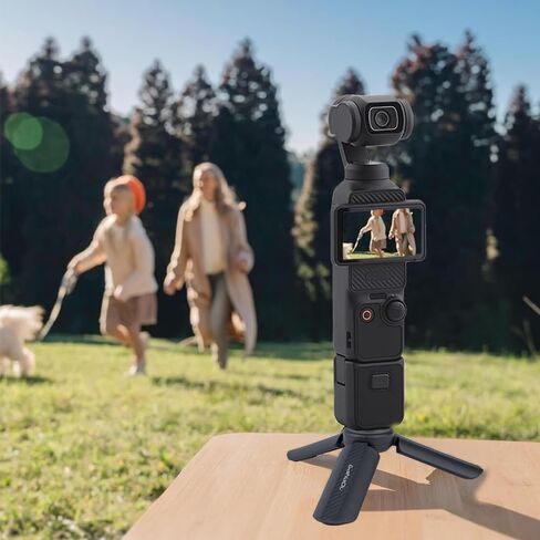 Tripod Mini مع حامل الهاتف الشامل والأحذية الباردة المزدوجة - حامل هاتف خفيف الوزن متوافق مع iPhone 16 Pro Max ، GoPro ، Webcam ، Mini Projector - Tripod Portable Travel in Saudi Arabia