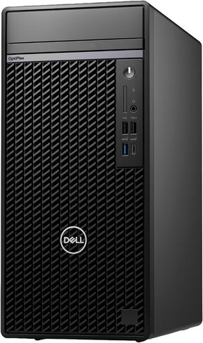 Dell Optiplex 7020 Tower Plus Computer ، Intel Core I9-13900 ، ذاكرة الوصول العشوائي 128GB ، 2 تيرابايت NVME SSD ، USB-C ، DisplayPort ، HDMI ، تم إنشاؤه في WiFi 6E ، Bluetooth ، Windows 11 Pro ، سطح المكتب الأسود ، سطح المكتب الأسود in Saudi Arabia