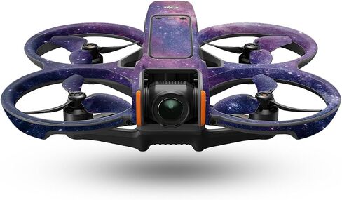Drone Skin Compatible with DJI Avata 2 (2024) - Violet Stars - Premium 3M Vinyl Protective Wrap Decal Cover - Easy to Apply | Crafted in The USA by MightySkins in Saudi Arabia