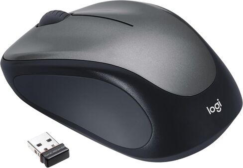 Logitech M317 Wireless Mouse, 2.4 GHz with USB Receiver, 1000 DPI Optical Tracking, 12 Month Battery, Compatible with PC, Mac, Laptop, Chromebook - Red in Saudi Arabia
