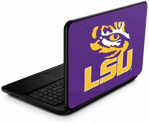 Skinit Decal Laptop Skin Compatible with 15.6 in 15-d038dx - Officially Licensed College LSU Tigers Mascot Design in Saudi Arabia