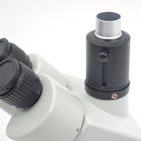 Microscope Kit Simul Focal Microscope 3.5X-45X Trinocular Zoom Stereo Microscopio Head with Big C-Mount Microscope Lens Adapters(3.5X-45X 0.5X,Simul Focal) in Saudi Arabia