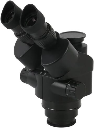 Microscope Kit Without Camera 3.5X-90X 180X Simul Focus Parfocal Stereo Trinocular Microscope w/Clamp Arm Microscope Lens Adapters in Saudi Arabia
